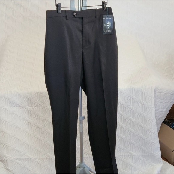 Lauren Ralph Lauren Other - NWT Lauren Ralph Lauren Mens  Black Slacks/Pants Black 40Wx30L Wrinkle Free Flex